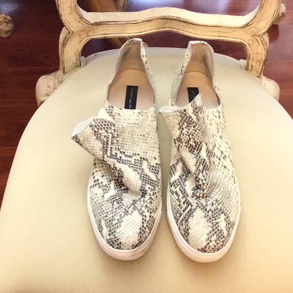 Steven by Steve Madden Snakeskin Tennis Shoes
